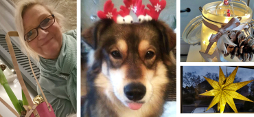 Weihnachtliche Dekoration bei Heike